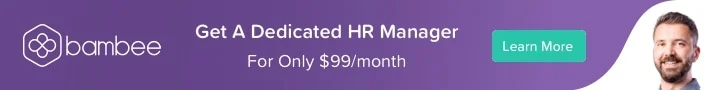 Get a Dedicated HR manager for only $99/month.